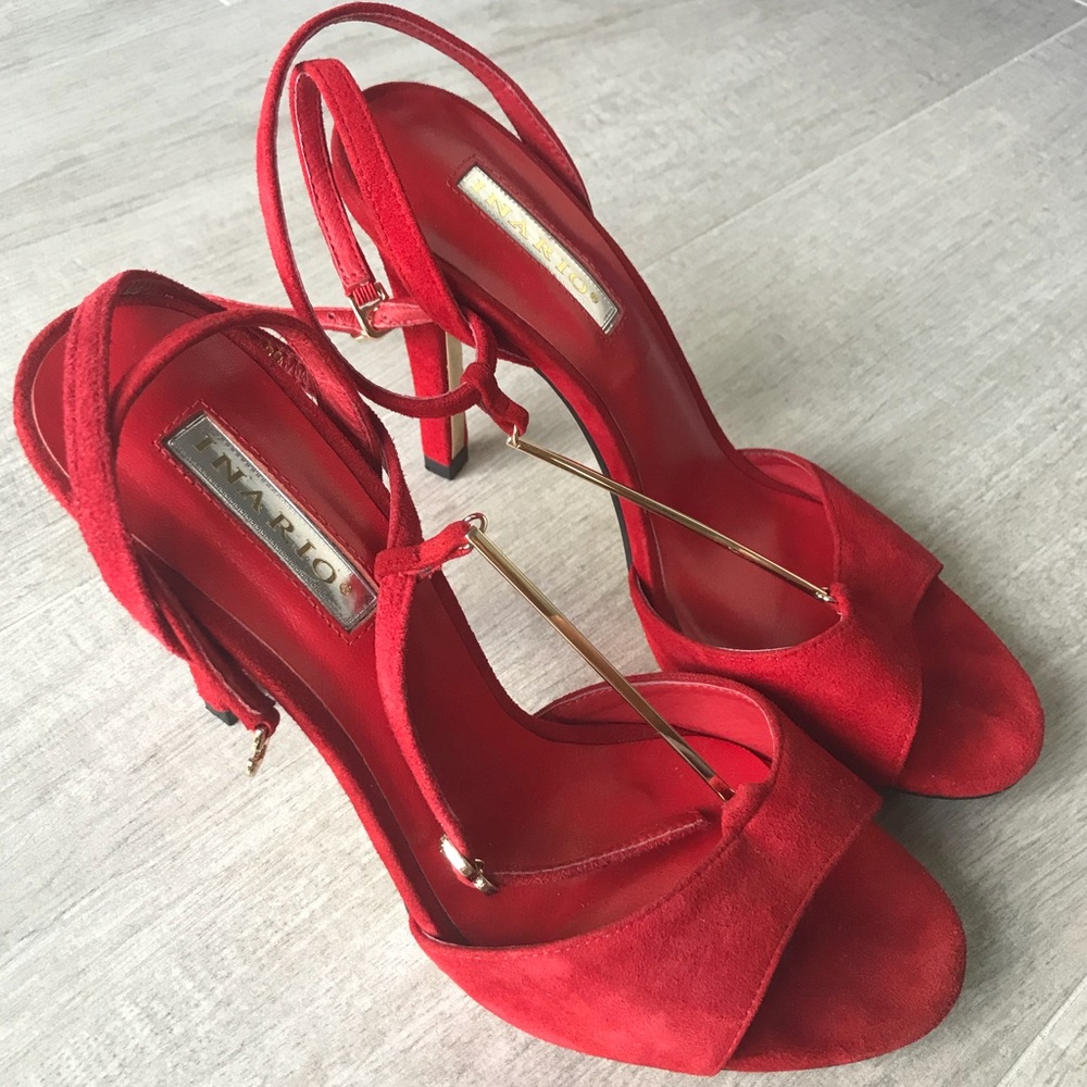 Red Heels - size 38